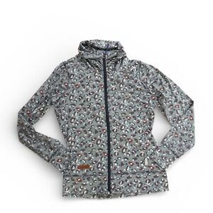 Horseware Polo Leopard Print Zip Up Athletic Jacket